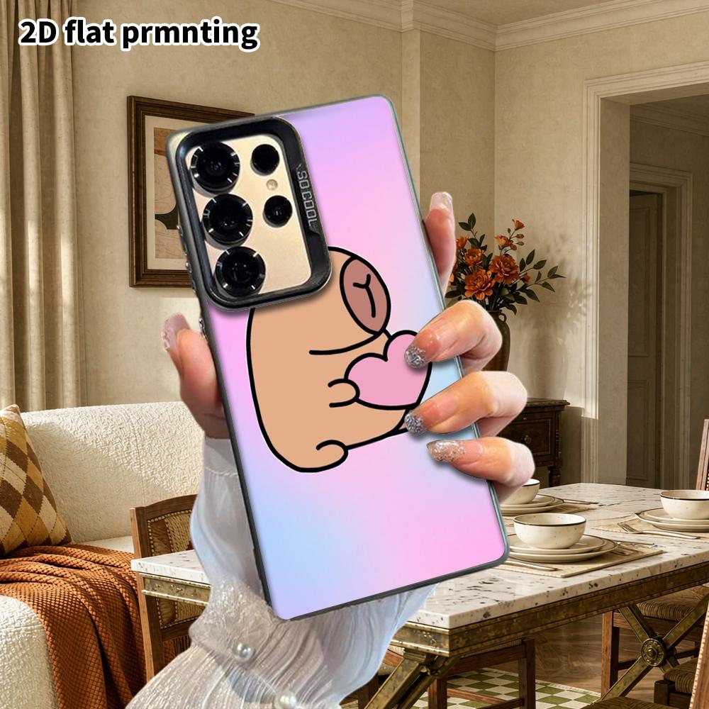 Phone Case: 2D Flat Samsung Galaxy A34 A35 M05 M06 S20 S22 S21 FE Plus 5G Protective Case, Couple Style, Dreamy Background, Christmas and Halloween Gi