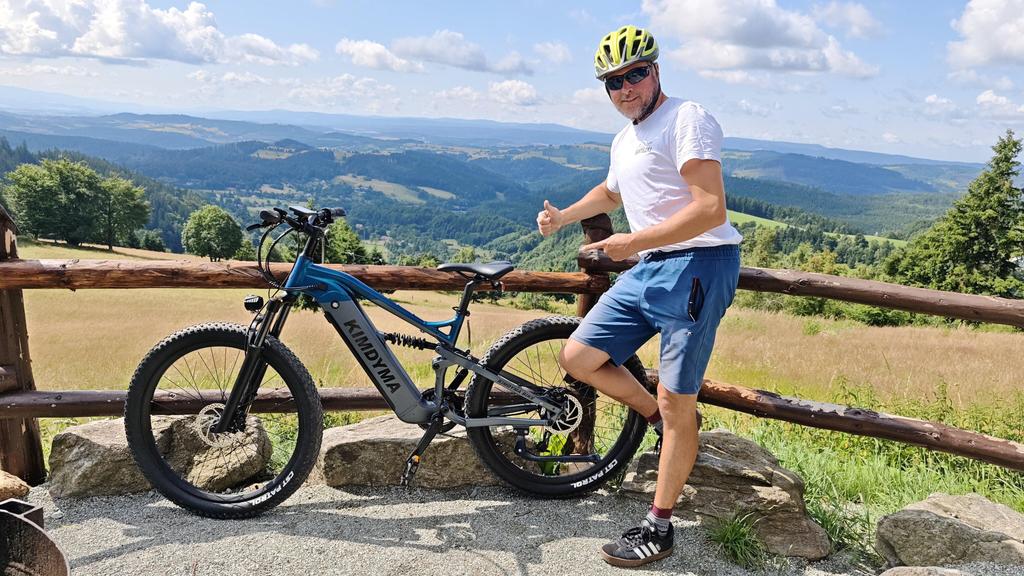 KIMDYMA K01 1000W Torque Sensor Electric Bike - Fat Tire Ebike with 48V20Ah Battery, Throttle, 50km/h Top Speed