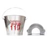 Bing Zhi You 304 Stainless Steel Half-Round Fire Sand Bucket