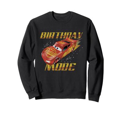 Disney Pixar Cars Lightning McQueen Birthday Fashion Sweatshirt