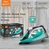 Ferro de Vapor Elétrico Doméstico 2200W Máquina de Passar Roupa Portátil a Vapor para Roupas
