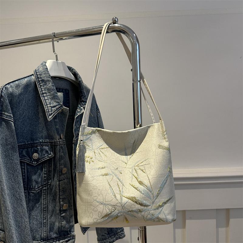 Bag Women's Autumn New Niche Casual Shoulder Bag Simple and Beautiful Bucket Bag