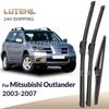 Für Mitsubishi Outlander MK1 2003-2007 2004 2005 2006 Scheibenwischer Vorne & Hinten Wischerblätter Windschutzscheibe Windschutzscheibe Fenster 22"+19"+14\"