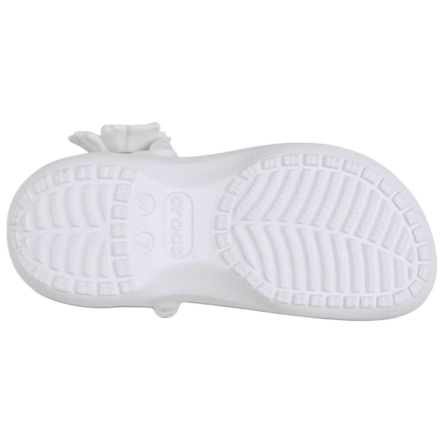 Crocs Classic Platform Bouquet Clog Plastic Trendy Hole Shoes Women's White