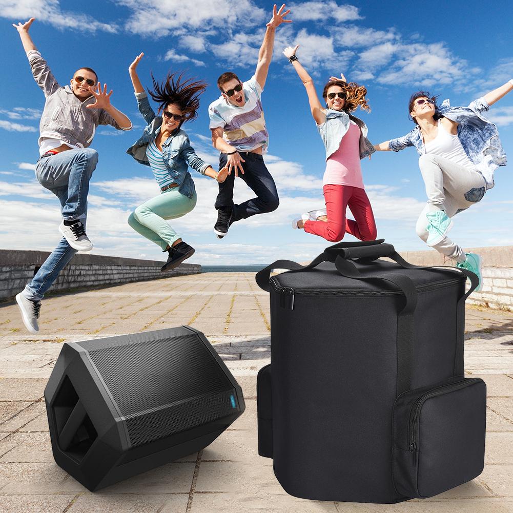 Carrying Storage Bag Dual Zipper Travel Case with Pockets Fall Preventive Big Capacity Carrying Case Suitable for Bose S1 Pro