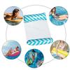 Foldable Water Hammock Swimming Pool Inflatable Air Mattress for Beach Leisure Party Floating Beds With Net Backrest