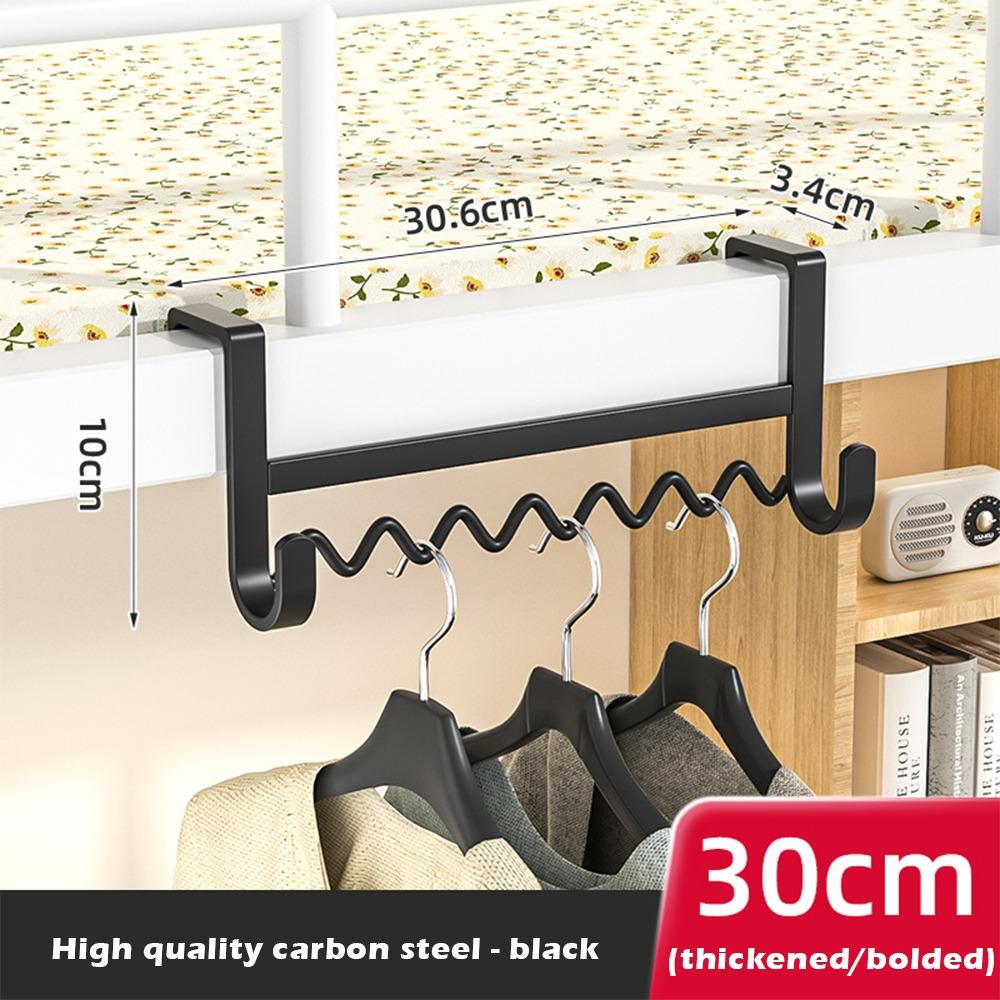 Space Saving Punch-Free Door Hook Traceless Design Storage Holder Door Back Rack Door Back