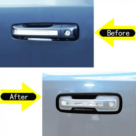 For -2025 Dodge Ram 1500 Gloss Black Exterior Door Handle Bowl Cover Trim 8P