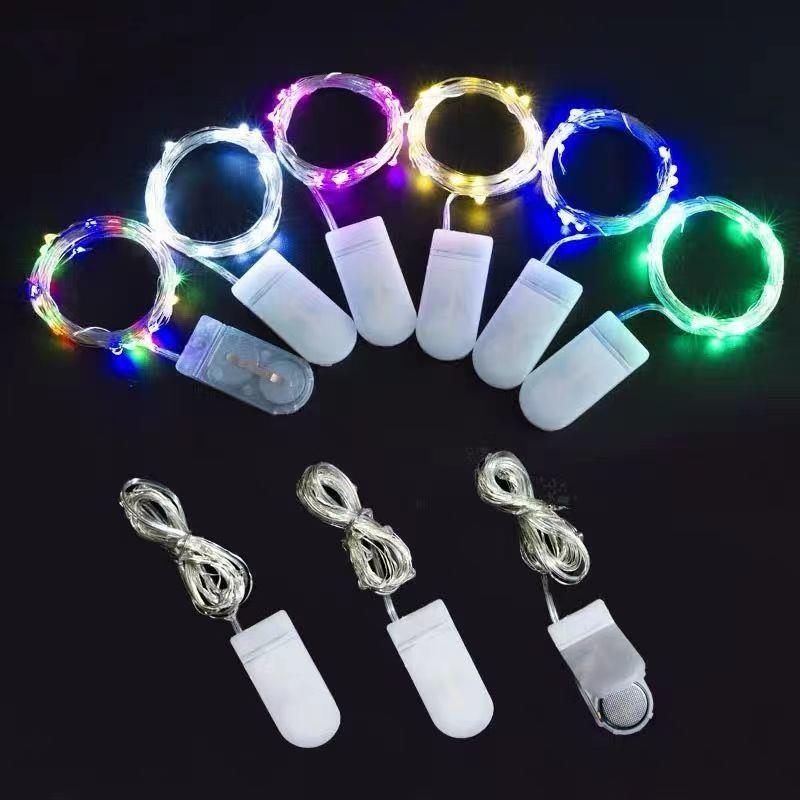 LED Copper Wire String Lights for Cake & Flower Decoration (Battery-Operated)
