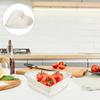 Stackable Heart Shape Basket Chic Paper Rope Fruit Plate Fashionable Woven Storage Basket  Party