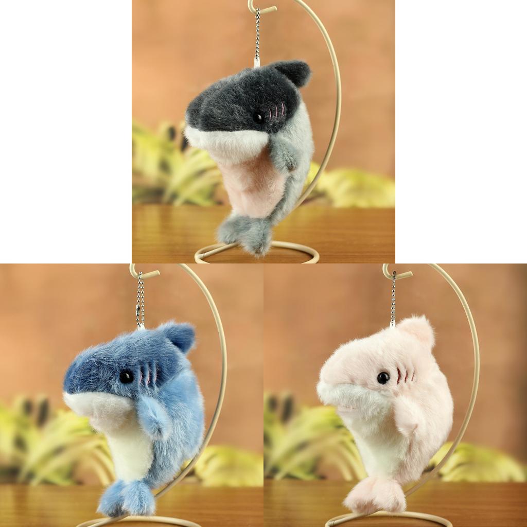Shark Seal Plush Keychain With Pp Cotton Fill For Kids And Adults