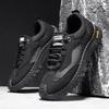 Men's shoes 2025 summer new men's outdoor hollow breathable mesh beach shoes lace-up soft sole comfortable casual shoes
