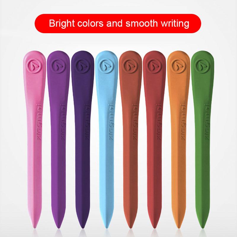 Non-Toxic 12/24 Colors Triangular Crayons Safe Colouring Pencil For Students Kids Children Stationery Drawing Toy Colouring Game