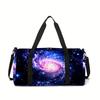 Starry Sky Print Large Capacity Luggage Bag for Boy/Girl Best Gift 2D Cartoon Travel Duffels Outdoor Fitness Bag for Children