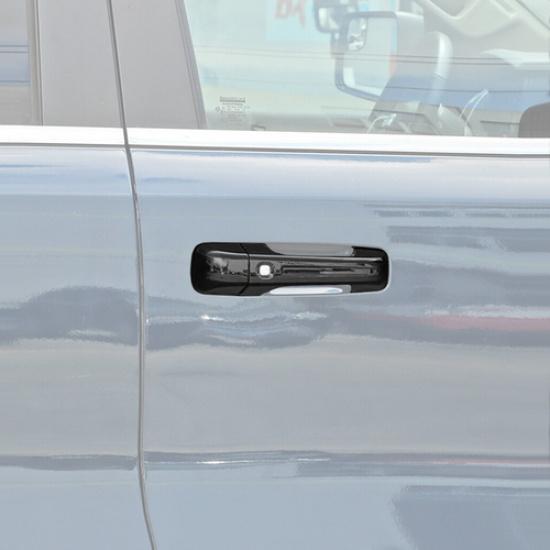 Car Door Handle Cover For Dodge Ram 1500 19-25 Gloss Black Trim Exterior Molding