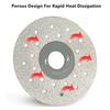 4" 100mm Diamant Trockenschnittscheibe Platten Porzellan Keramik Fliesen Marmor Dünne Trennscheiben für Marmormaschine, Winkelschleifer