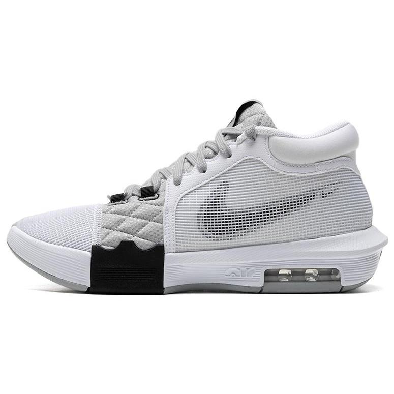 Nike LeBron Witness 8 EP  White Light Smoke Grey Black  Men s FB2237-100 EU 42