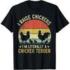 Chicken Farmer Chicken Tender Funny Women Men Chicken Lover T-Shirt