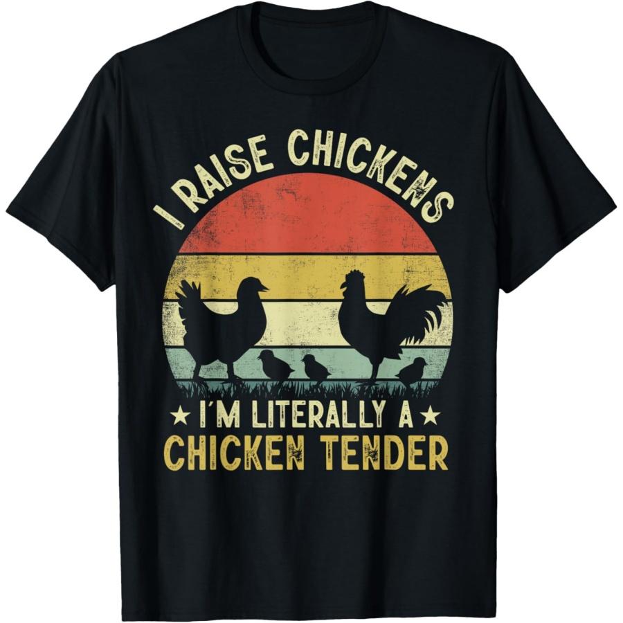 Chicken farmer chicken tender funny women men chicken lover T-Shirt XXXXXL чёрный
