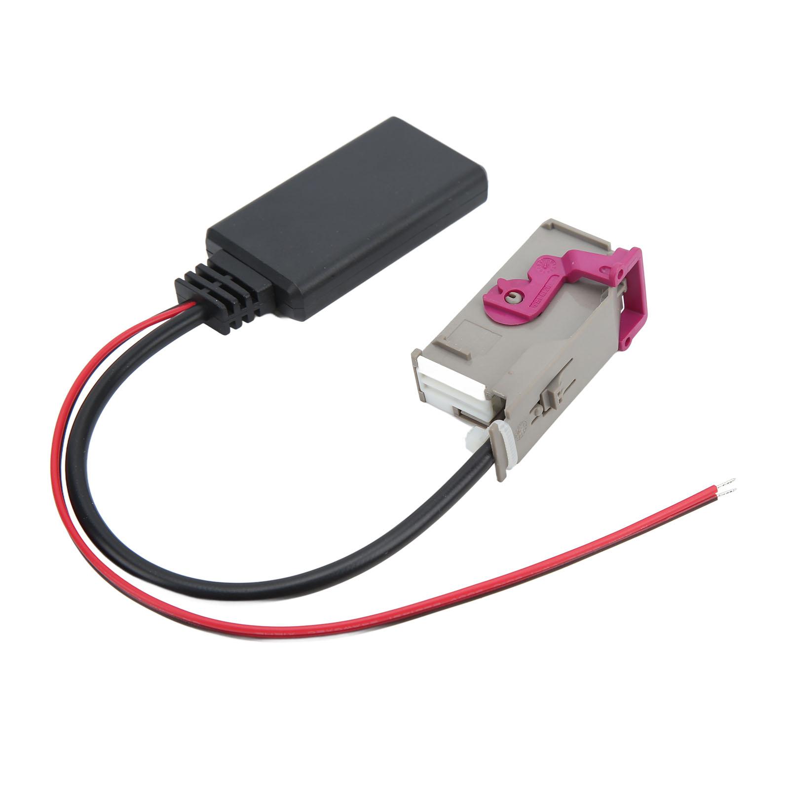 

Автомобильный беспроводной модуль Bluetooth5.0, 32-контактный адаптер AUX IN, замена адаптера для A3 A4 A6 A8 RNS E Navigation