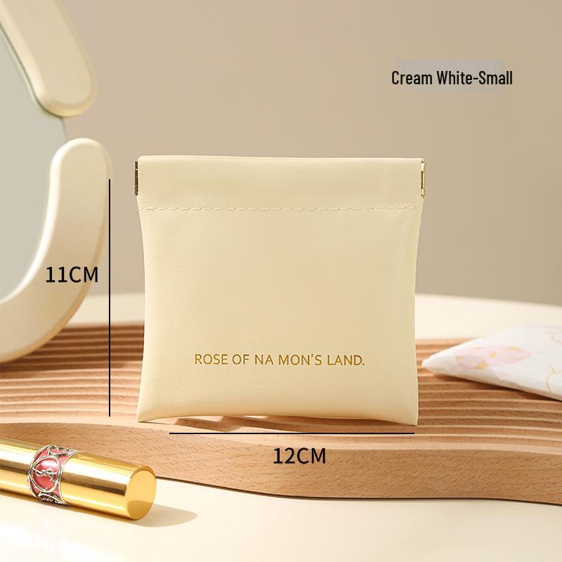 High-Value Portable Storage Bag for Cables, Lipstick, Cosmetics, and Glasses with Automatic Closure
