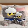 GD Zoa Plush Doll Kpop GD Stuffed Keychain Cute Plush Gray Cloud Cat Doll Fun Bag Pendant Decoration For Fans Kid Gifts