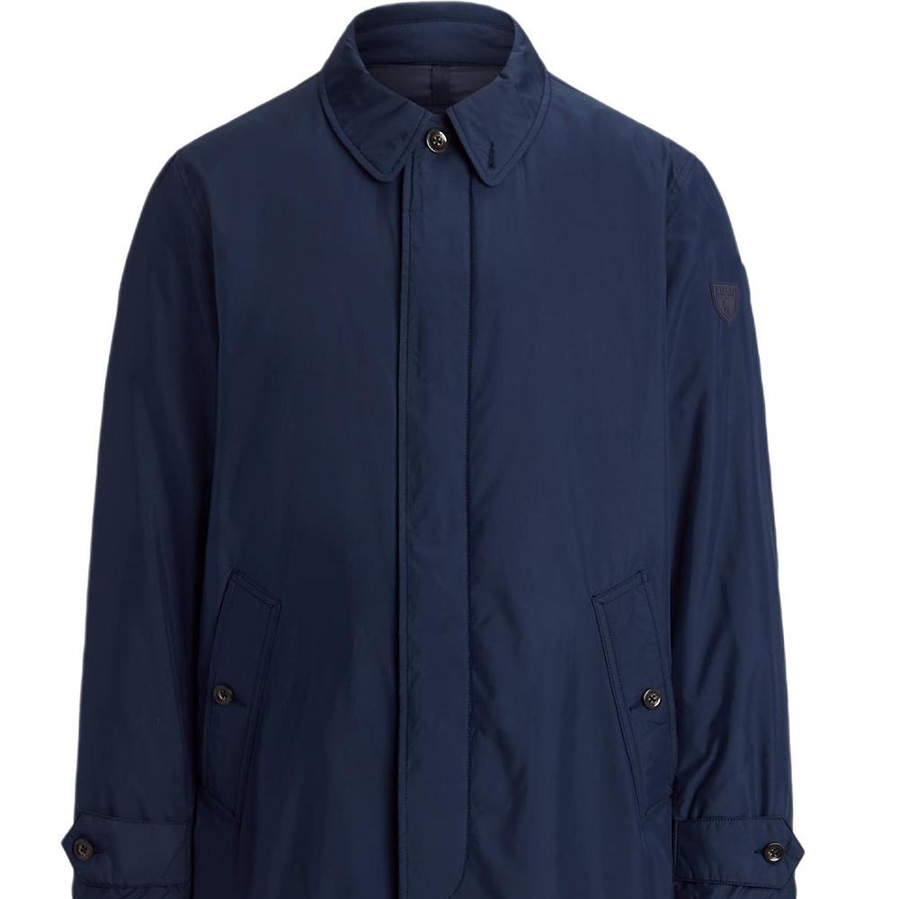 Polo Ralph Lauren Solid Color Small Pony Pattern Square Collar Thick Long Sleeve Jacket Men Jackets Dark-Blue MNPOOTW12820093-410