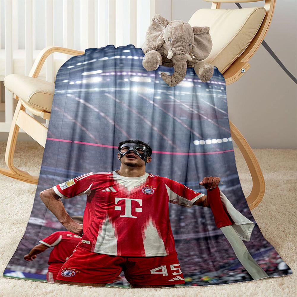Bayern Munich Blanket Warmthful Decor Perfect for Bedding Chair Livingroom for All Seasons Stylish Decor Ideal Gift For Birthday Valentine'S Day