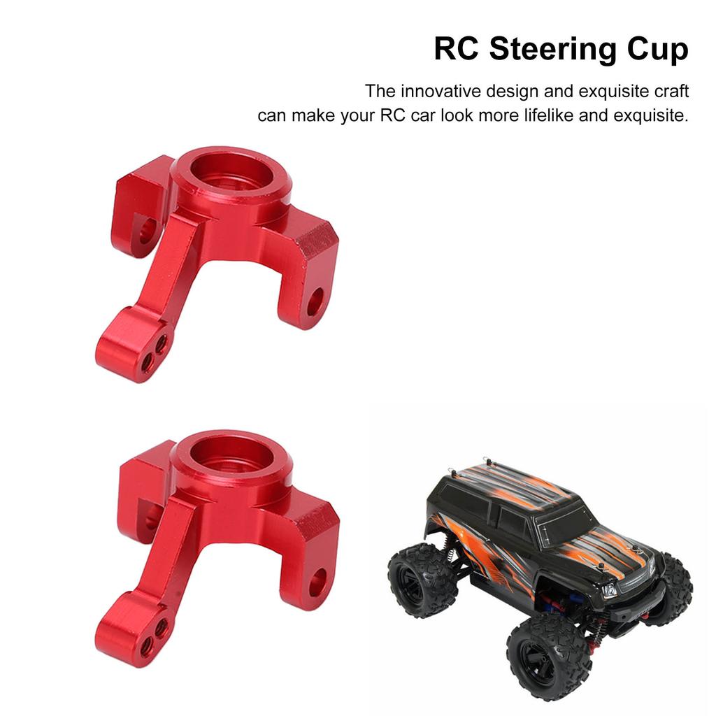 RC Metal Steering Cup Aluminium Alloy Lightweight Easy Installation Steering Arm Hub Carrier for   LaTrax Teton