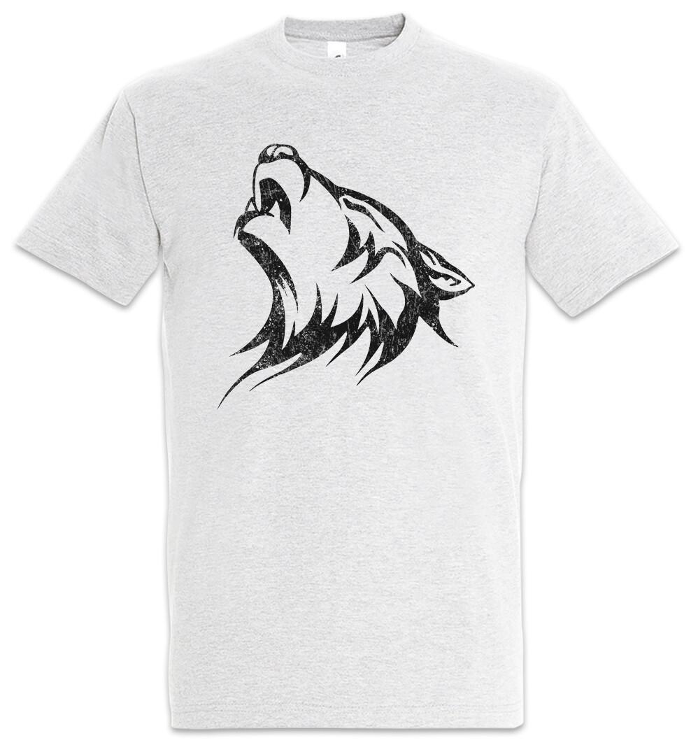 Tribal Wolf II Mens T-Shirt Mens Womens Tees Top Art Celtic Tattoo Knot Celtic Cross Cross XL