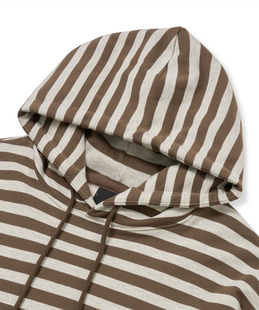 Stripe Tag Hoodie - Oatmeal