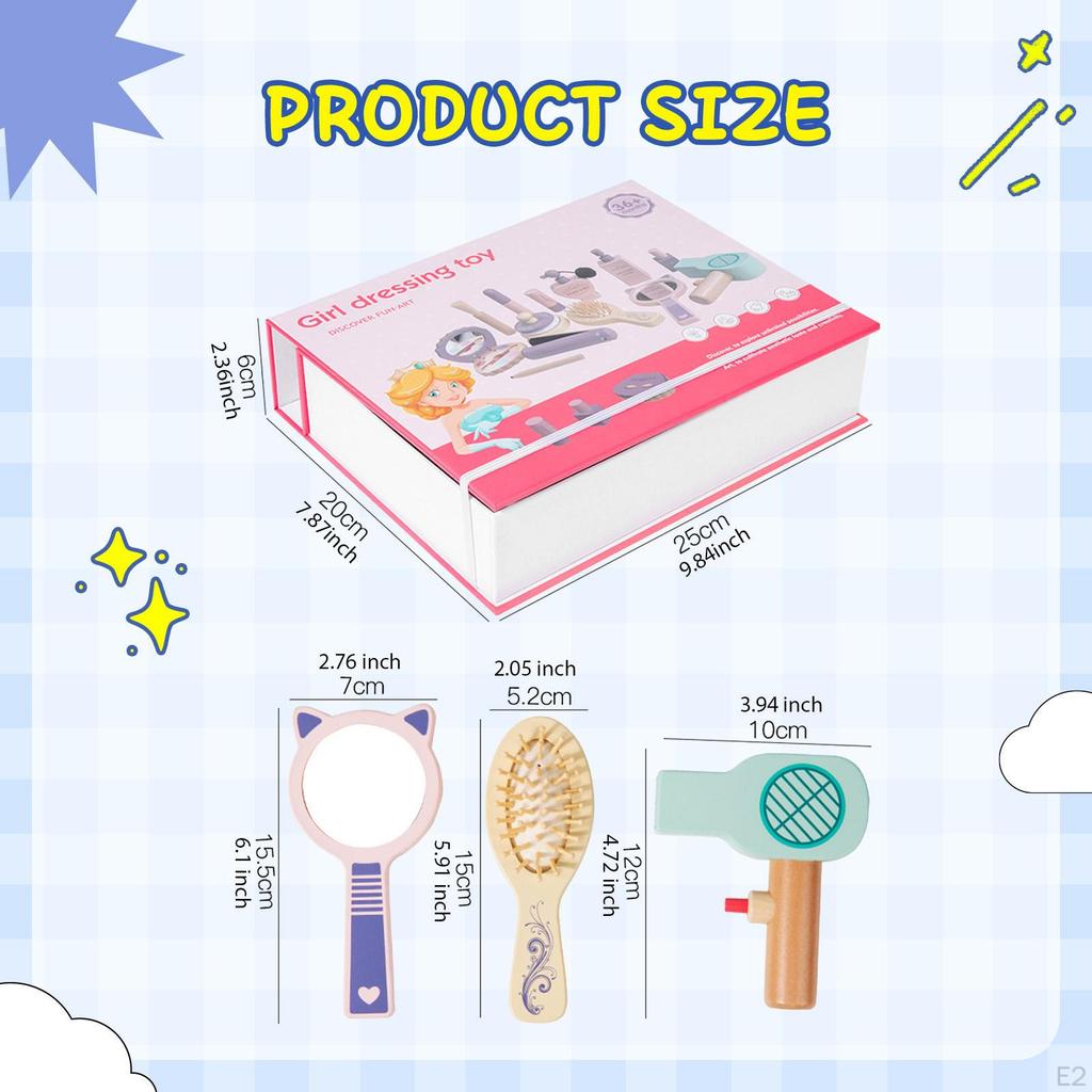 Pretend Play Makeup Beauty Set Cosmetic Toys Birthday Gift Role Playing Realistic Children Party