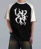 UNDEROFF Oversized Raglan Short Sleeve T-Shirt Under Smoke Black