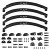 Steel Leaf Spring Suspension Bar Set for 1/14 Tamiya Tractor Truck Trailer Cargo Tow Upgrade Parts