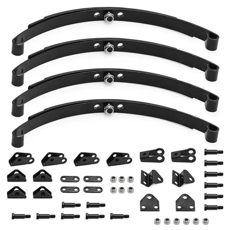 Steel Leaf Spring Suspension Bar Set for 1/14 Tamiya Tractor Truck Trailer Cargo Tow Upgrade Parts