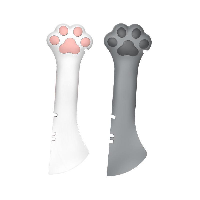Auslaufsicherer Katzenfutterdosenöffner & Silikonlöffel-Set