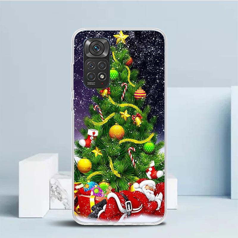 

Christmas Santa Claus Present Phone Case For Xiaomi Redmi Note 15 14 14S 13 12S 12 Pro Plus 11S 11 11T 11E 10S 10 + Soft TPU Bac Redmi Note 11 Pro 4G