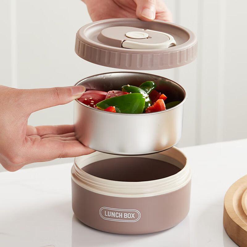 RuHan 304 Stainless Steel Divided Lunch Box Set