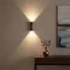 Creative LED Hourglass Wall Lamp Wireless Up Down Light Motion Sensor Night Light Adjustable Brightness Dimmable