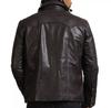 AL KHALID Real New Men's Black Leather Shirt Real Lambskin Causal Fashion Wear Shirt
