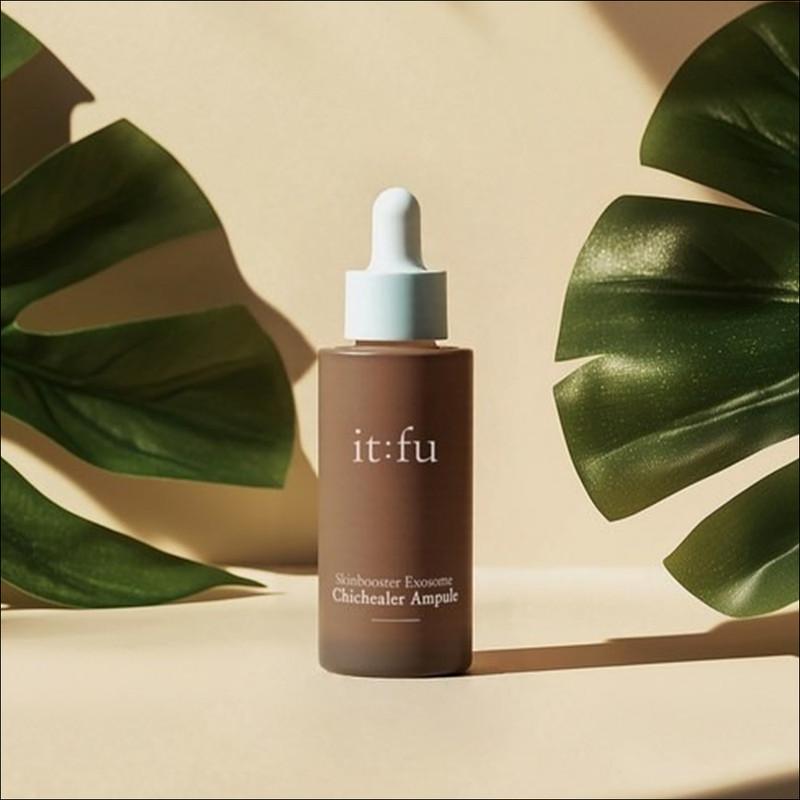 It:fu Chic Healer Ampoule Hyaluronic Acid PDRN Quick-drying Quick-moisture Moisture Glow Skin Booster, 1ea, 30ml