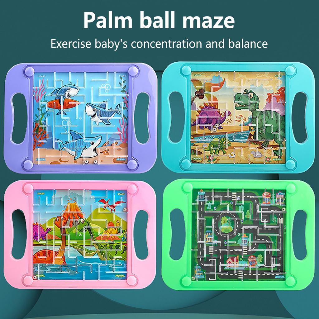 Gravity Balance 3D Maze Ball Memory Sequential Puzzle Toys for Kids Montessori Early Education Toy Adults Hard Challenges Game
