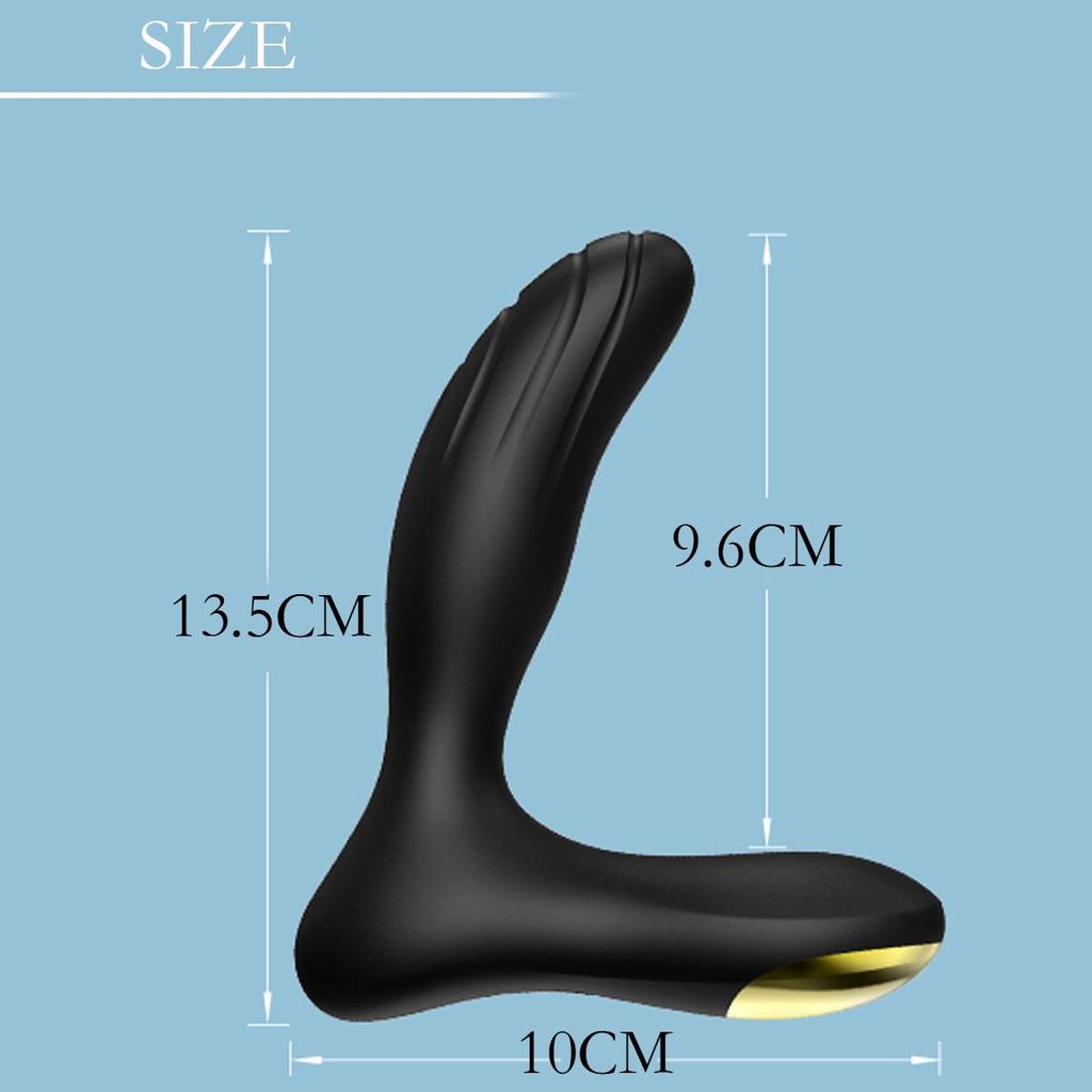 Prostate Vibrating Massager Anal Toys with Remote Control Personal P Spot Male Vibrator Rechargeable Butt Plug with 10 Vibrations Sex Toys
