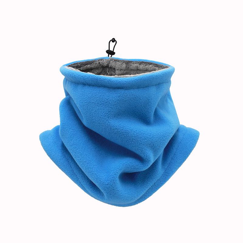 Yingbo Winter Cycling Scarf: Thick Fleece Neck Warmer & Windproof Dust Mask
