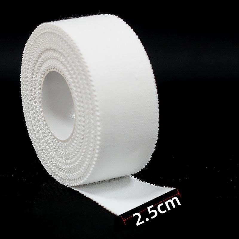 

Cotton White Medical Premium Adhesive Tape Sport Binding Elastic Bandage Strain 2.5cm