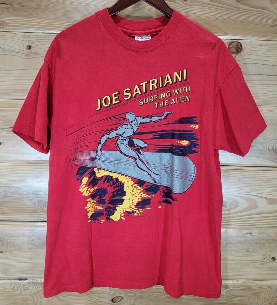 Nowy! Joe Satriani Surfing With The Alien Koszulka Unisex Koncertowa S Do 5XL El317