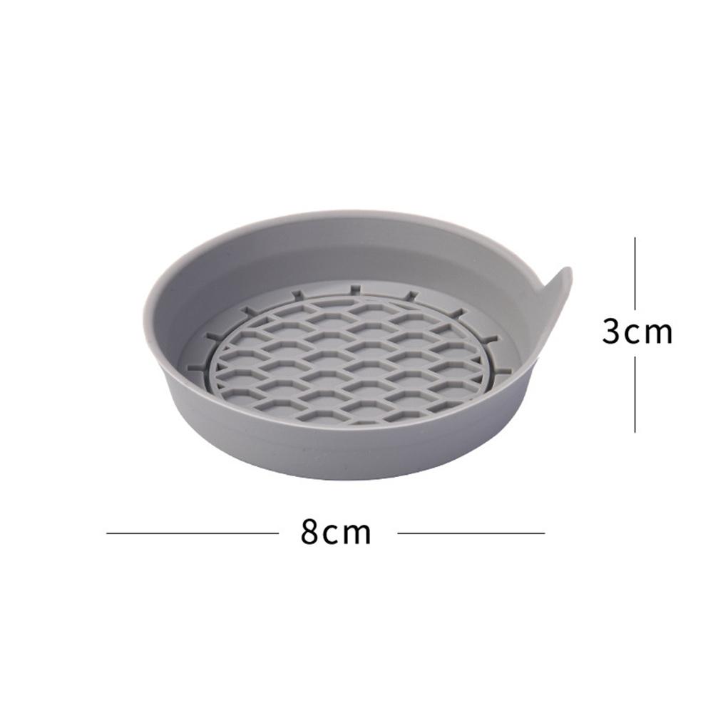 2PCS Silicone Car Coasters Non-Slip Water Cup Pad Car Cup Groove Anti-Scalding Mat Bottle Cup Holders Car Interior Accessories