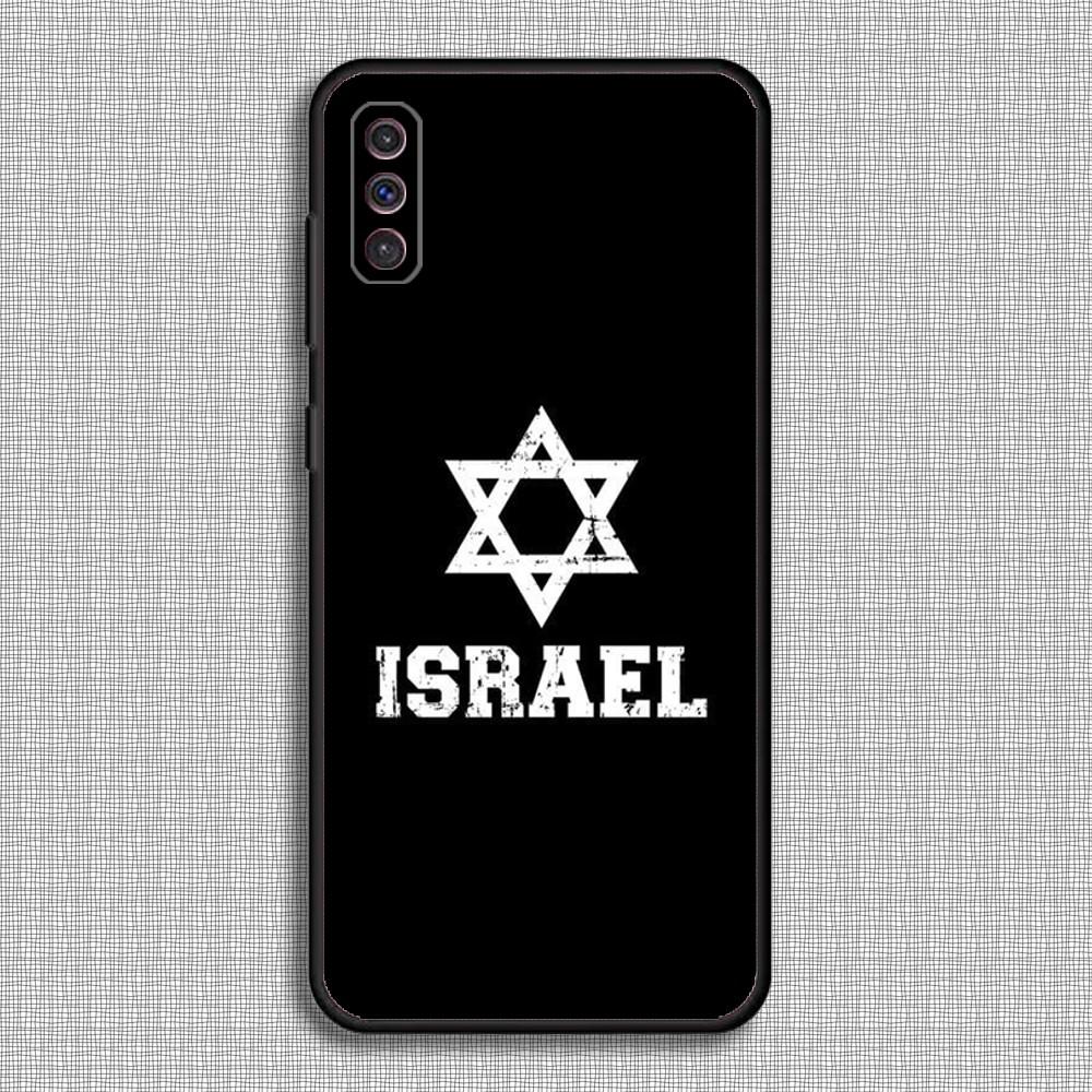 Israel Phone Case For Samsung S23,23,22,30,21,10,9,Note20 Ultra,Lite,Ultra,5G,Plus,FE,Black Soft Case