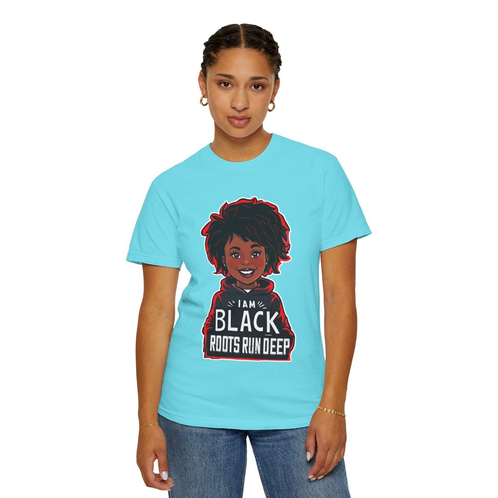 Black Roots Run Deep T-shirt: African American Pride, Cultural Heritage 2XL