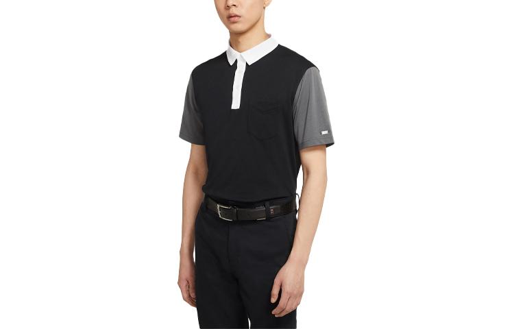 Nike Polo Shirts Men s Black Polo Collar Moderate Other CV3495-010 XL